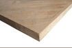 Miniatuur 180x90 beige mangohouten tafel met U-vormige visgraatpoten Tablo 7