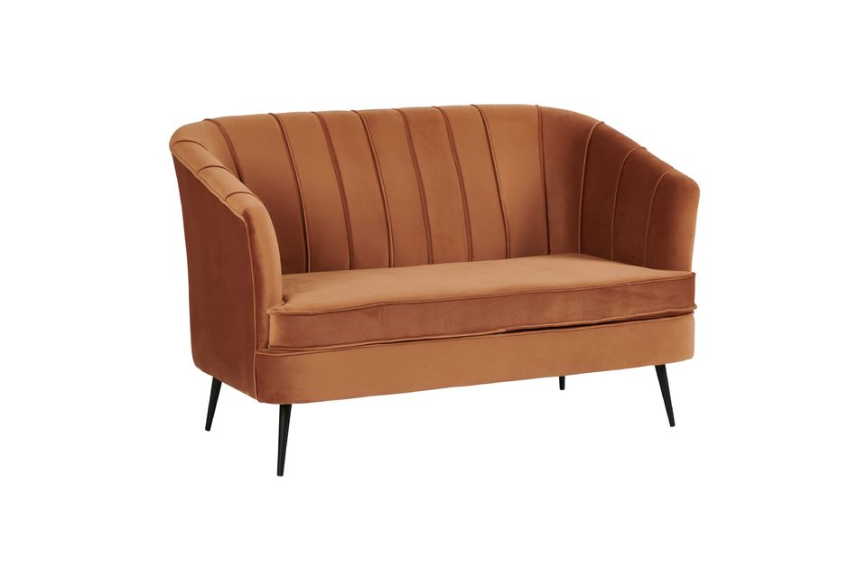 Voor een romantisch avondje met uw partner of een kopje thee met een vriendin biedt deze bank alle
