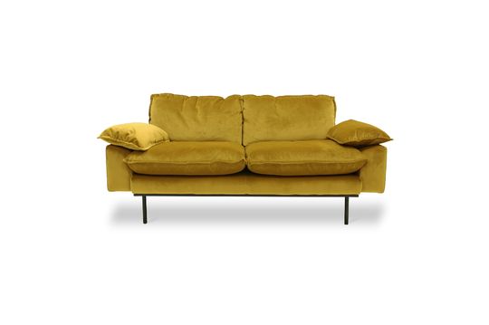 2-zits retro bank Vez oker kleur Productfoto