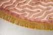 Miniatuur 200cm rond tapijt in roze stof SoSoft 3