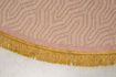 Miniatuur 200cm rond tapijt in roze stof SoSoft 4