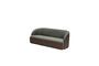Miniatuur 3-zits kaki polyester bank Clive Productfoto