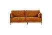 Miniatuur 3-zits sofa mosterd fluweel Moven 1