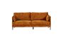 Miniatuur 3-zits sofa mosterd fluweel Moven Productfoto