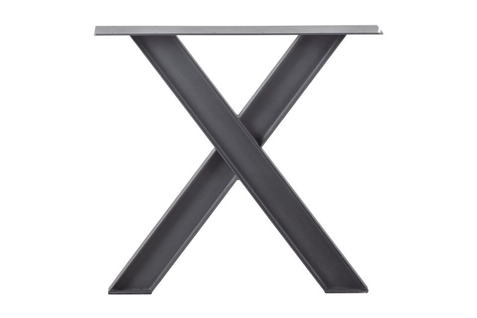 72x79x10 zwart metalen voet Tablo Woood