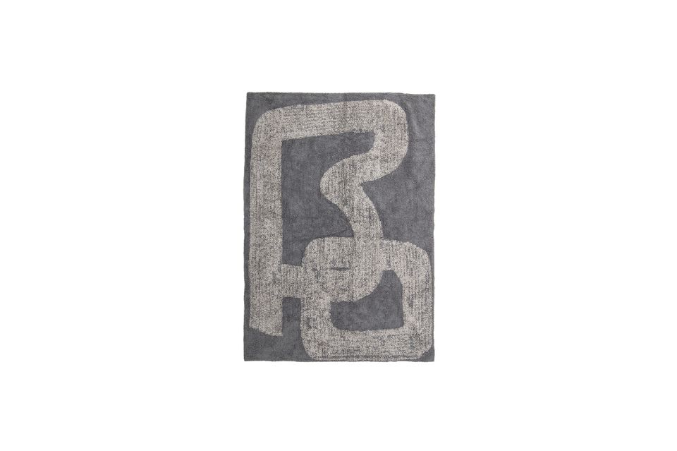 Het Addo tapijt van Bloomingville is een geweldig tapijt dat twee tinten grijs prachtig combineert