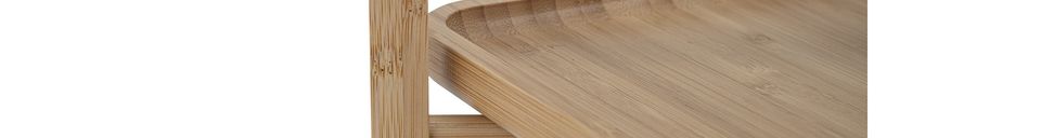 Benadrukte materialen Adona bamboe dienblad