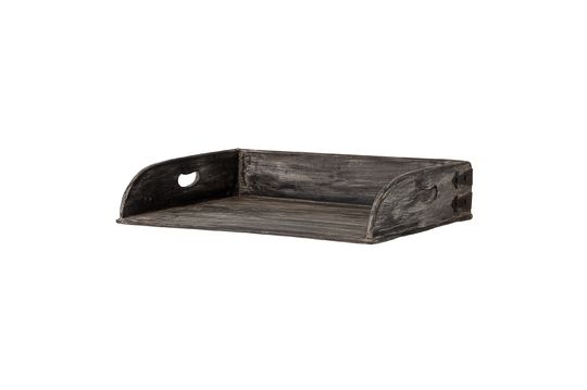Adrian zwart gerecycled houten dienblad