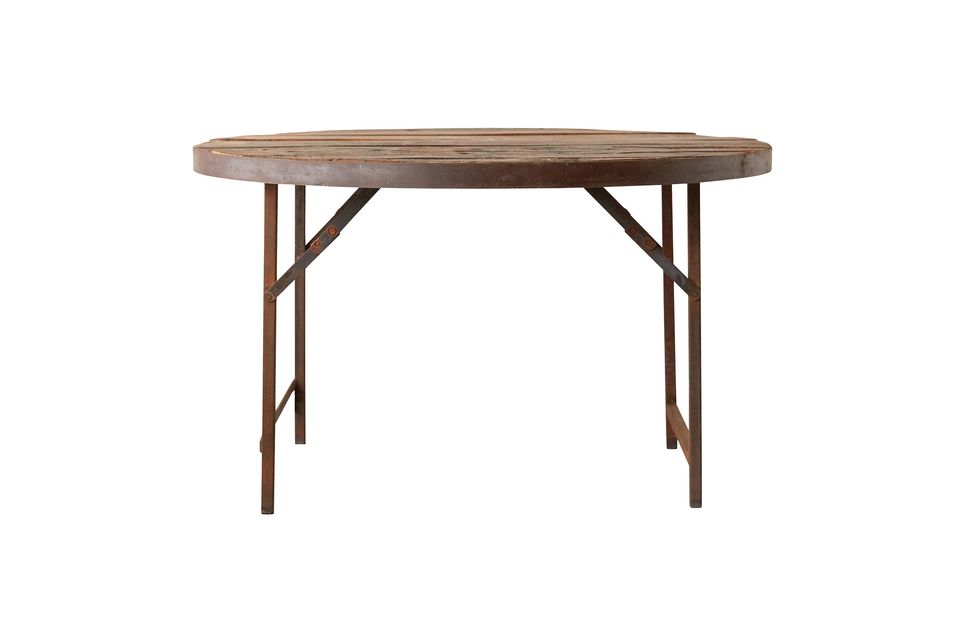 Een unieke vintage houten tafel