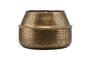 Miniatuur Aluminium plantenbak met goudkoperen afwerking Rattan Productfoto