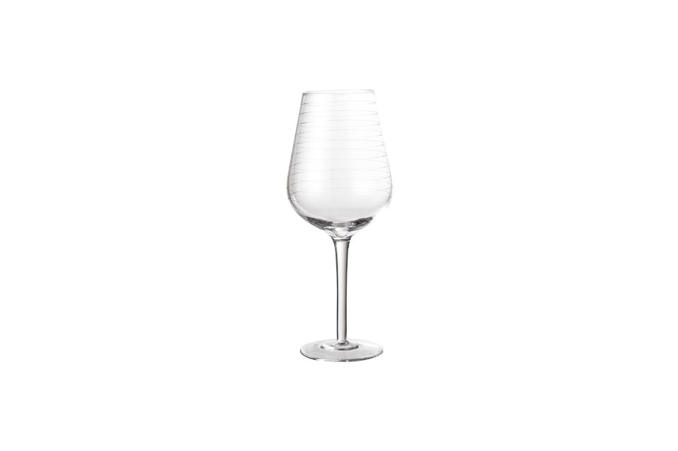 Een symmetrisch wijnglas