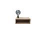 Miniatuur Arsy wandlamp en plank in hout Productfoto