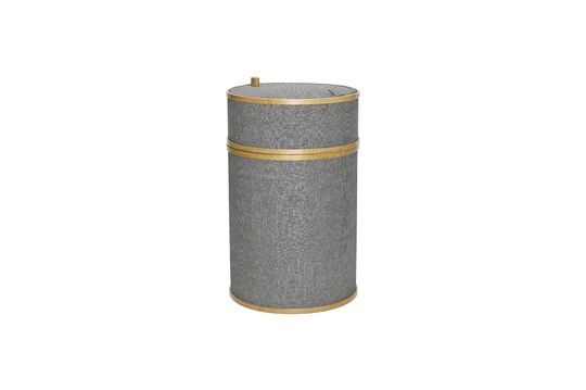 Bamboe en katoenen wasmand, beige Ease