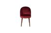 Miniatuur Barbara-stoel in rood fluweel 12
