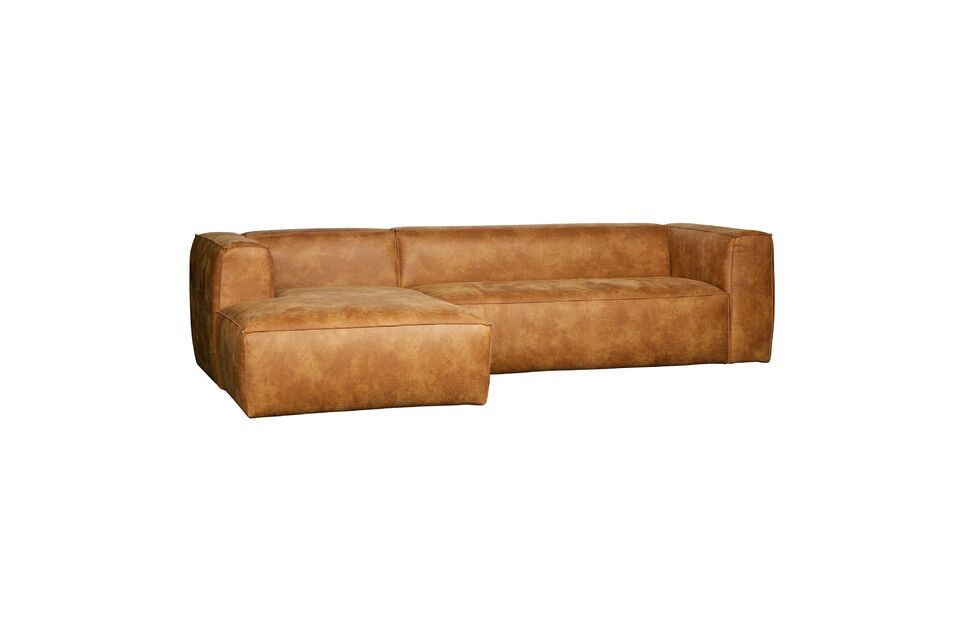 Deze bank is zeer robuust en comfortabel met een zitdiepte van 66 cm en een zithoogte van 46 cm