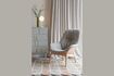 Miniatuur Beige beukenhouten fauteuil Duke 1