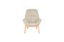 Miniatuur Beige beukenhouten fauteuil Duke Productfoto