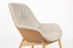 Miniatuur Beige beukenhouten fauteuil Duke 10