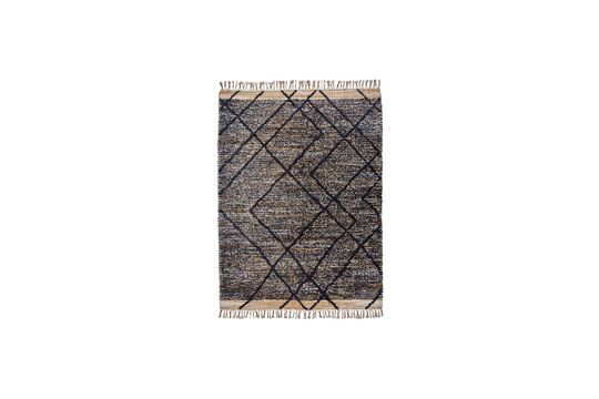 Beige en zwart natuurvezeltapijt 200x140 cm Moro Productfoto