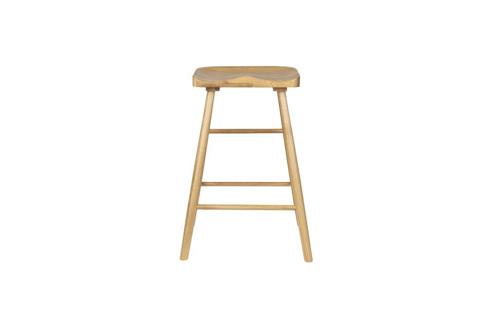 Het houten frame maakt hem opvallend stevig en garandeert een uitzonderlijke duurzaamheid