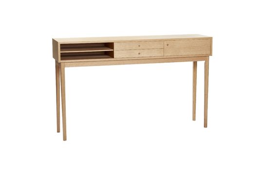 Beige houten console met laden Collect