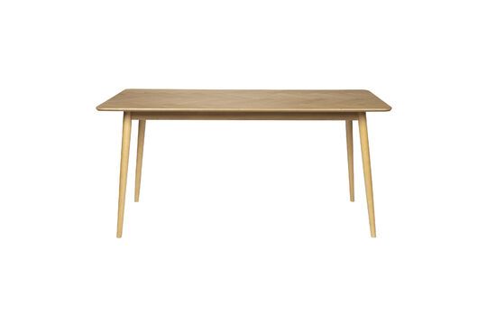 Beige houten eettafel 180cm Fabio
