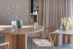 Miniatuur Beige houten eettafel Laurent 4