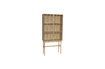 Miniatuur Beige houten hoge kast Shoji 3