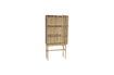 Miniatuur Beige houten hoge kast Shoji 4