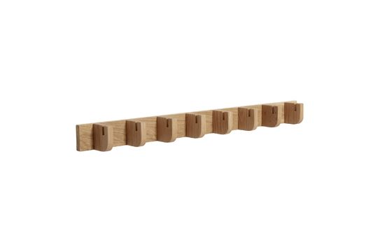 Beige houten kapstok met 8 haken Nomade Productfoto