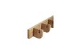 Miniatuur Beige houten kapstok met 8 haken Nomade 2