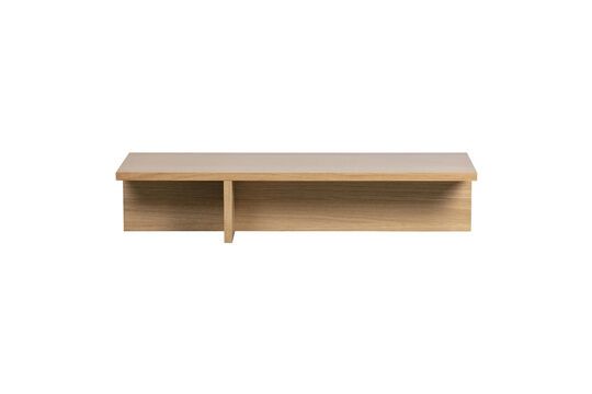 Beige houten salontafel Hoek Productfoto