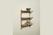 Miniatuur Beige houten wandplank Triarch 1