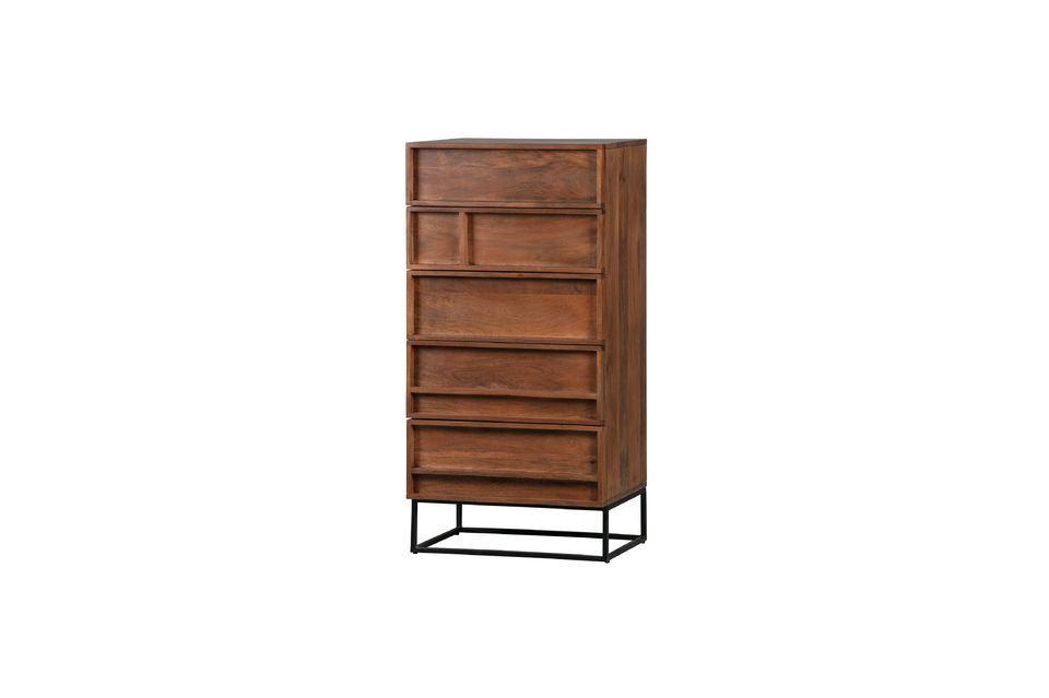 De commode Forrest is een model van het Nederlandse merk WOOD Exclusive en bestaat uit vijf laden