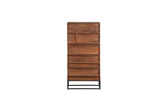 Beige mangohouten ladekast Forrest