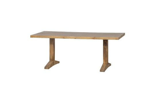 Beige mangohouten tafel Dek Productfoto