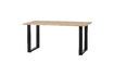 Miniatuur Beige massief eiken tafel 160x90 met U-vormige poten Tablo 3