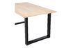 Miniatuur Beige massief eiken tafel 160x90 met U-vormige poten Tablo 4