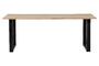 Miniatuur Beige massief eiken tafel 220x90 met U-vormige poten Tablo Productfoto