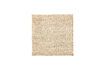 Miniatuur Beige natuurvezeltapijt 180x180 cm Mara 1