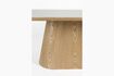 Miniatuur Beige ovale houten eettafel 200x90 Almira 6