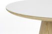 Miniatuur Beige ovale houten eettafel 200x90 Almira 7
