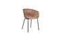 Miniatuur Beige rieten fauteuil H apur Productfoto