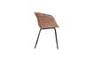 Miniatuur Beige rieten fauteuil Hapur 5