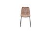 Miniatuur Beige rieten stoel H apur 1