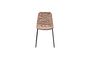 Miniatuur Beige rieten stoel Hapur Productfoto