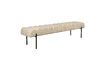 Miniatuur Beige stoffen bank Jethro 4