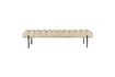 Miniatuur Beige stoffen bank Jethro 1