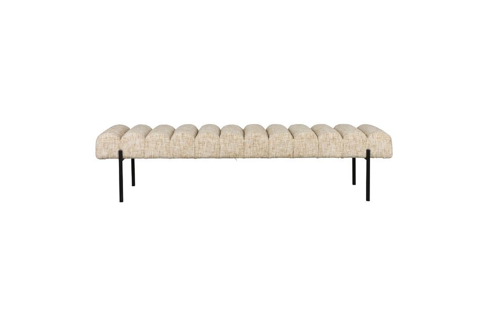 Beige stoffen bank Jethro White Label