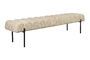 Miniatuur Beige stoffen bank Jethro Productfoto
